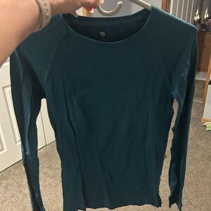 All in Motion Deep Teal Long Sleeve Top